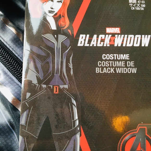 NEW✅ Disney Store Black Widow Super Hero Marvel Avengers Costume Set for Girls - Picture 13 of 13